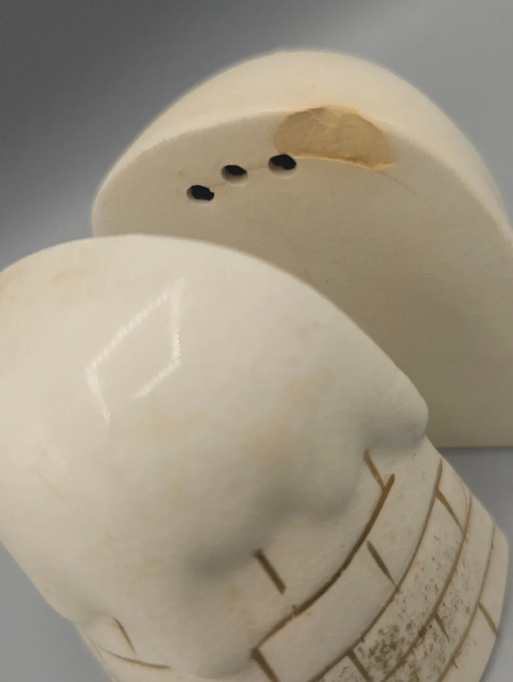 Vintage Ceramic Igloo Salt and Pepper Shakers